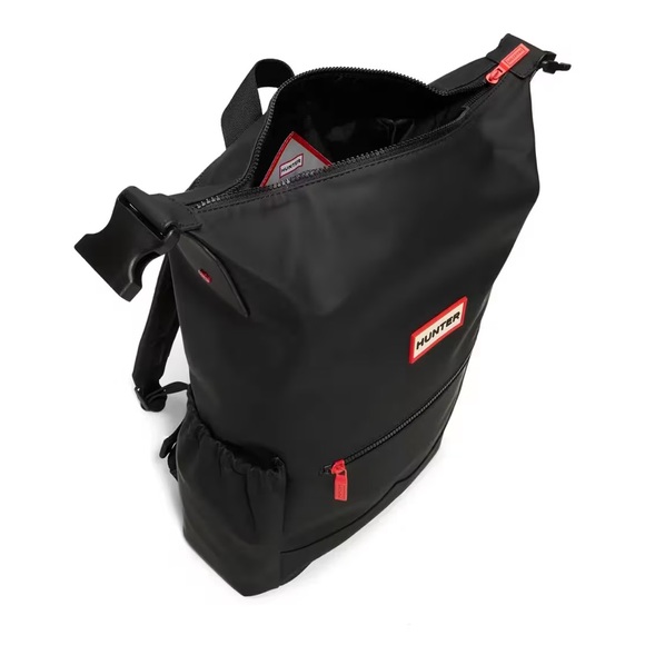 HUNTER Viral Top Clip Black Backpack! BRAND NEW - Picture 4 of 12